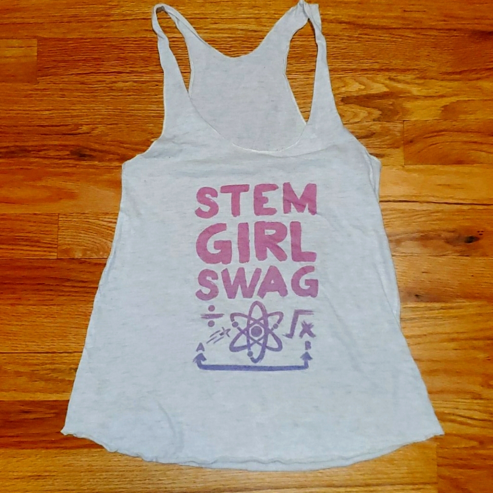 "STEM Girl Swag" Racerback Tank